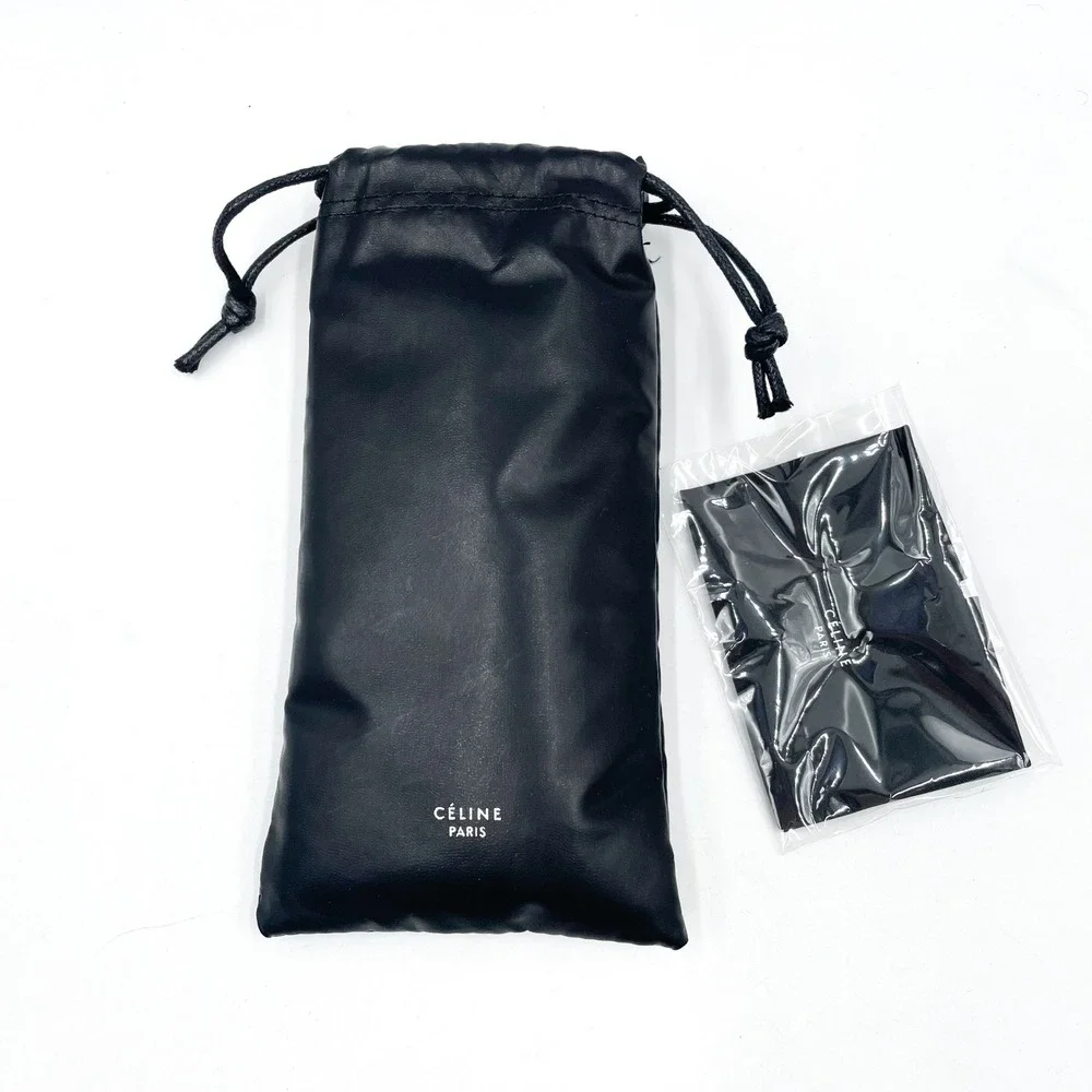 Celine‎ Eyeglasses Dark Gray Acetate Frames Full Rim Square Optical CL50015F